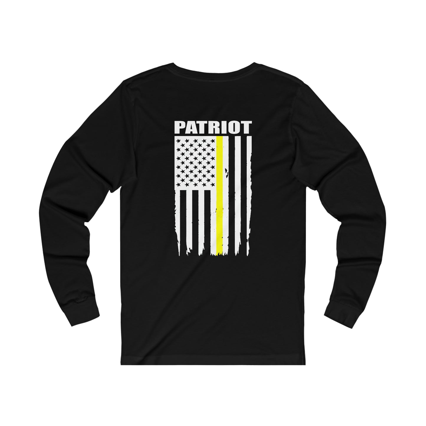 Patriot Collection (Thin Yellow Line) - Unisex Jersey Long Sleeve Tee