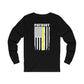 Patriot Collection (Thin Yellow Line) - Unisex Jersey Long Sleeve Tee