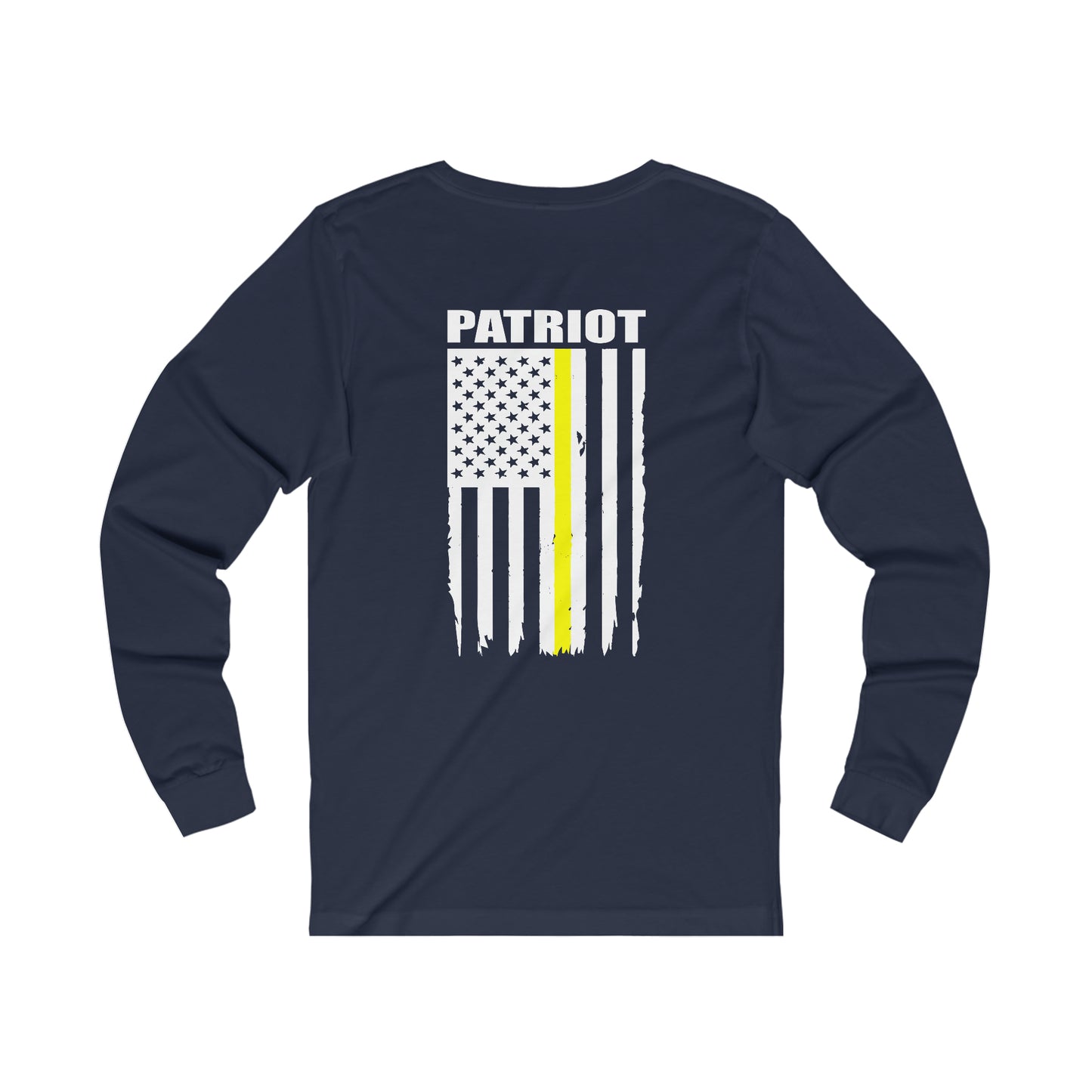 Patriot Collection (Thin Yellow Line) - Unisex Jersey Long Sleeve Tee