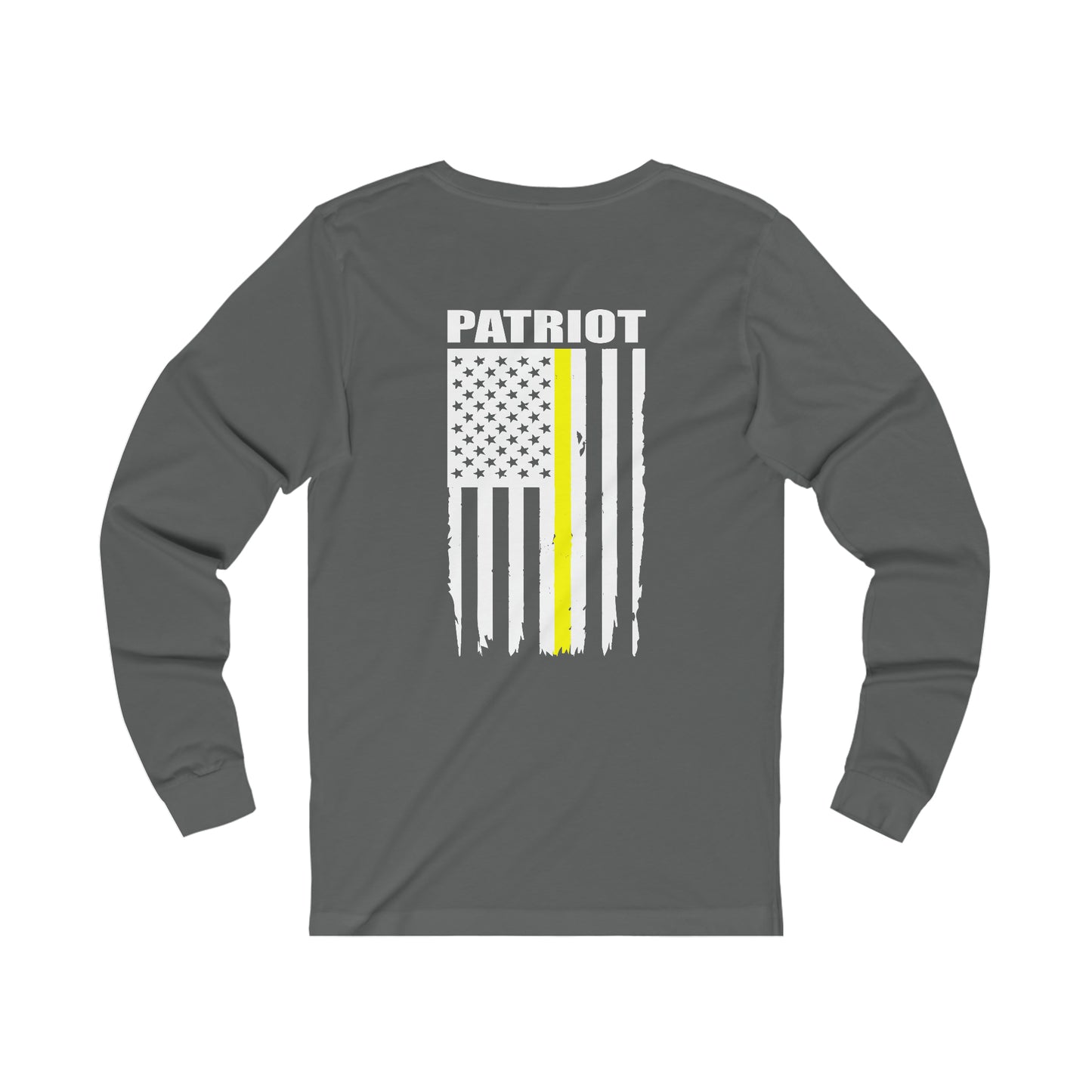 Patriot Collection (Thin Yellow Line) - Unisex Jersey Long Sleeve Tee