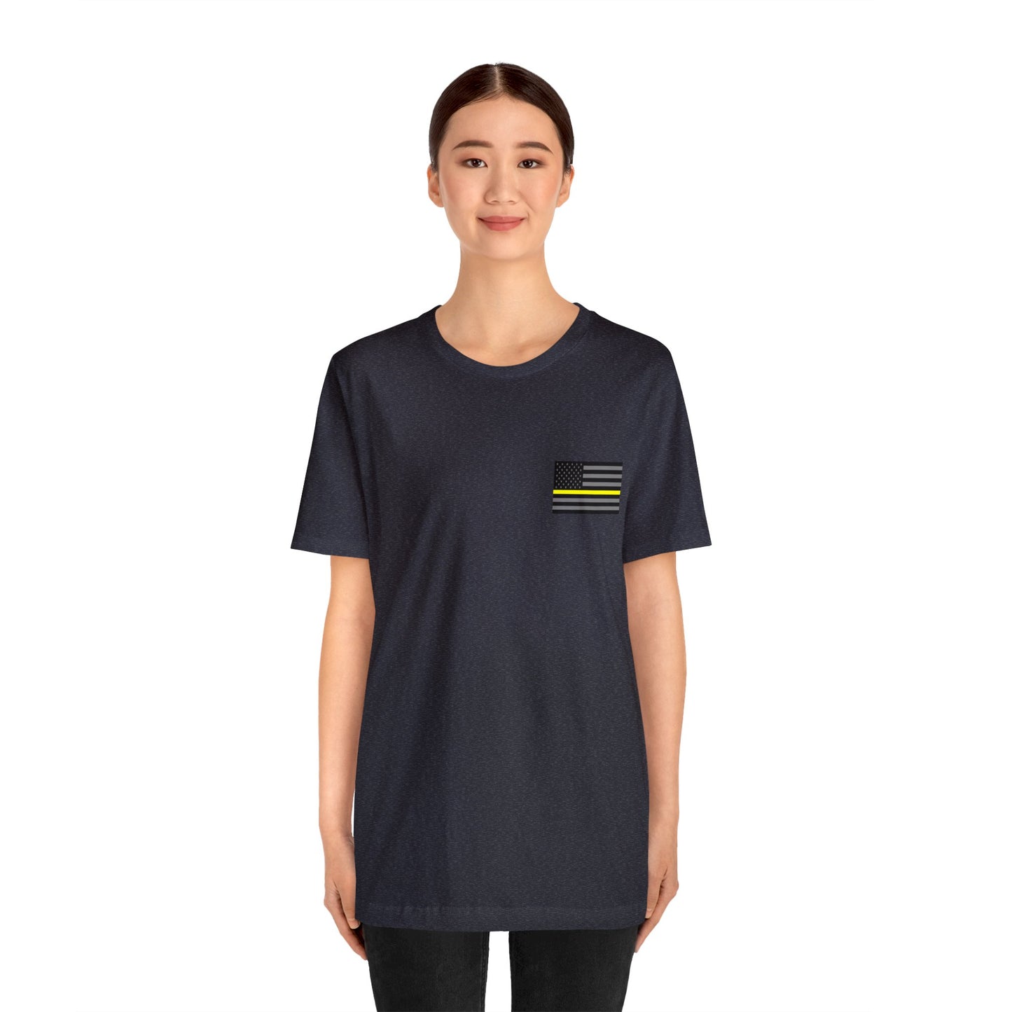 Never Forget Collection (Thin Yellow Line) - Unisex Fuser T-shirt