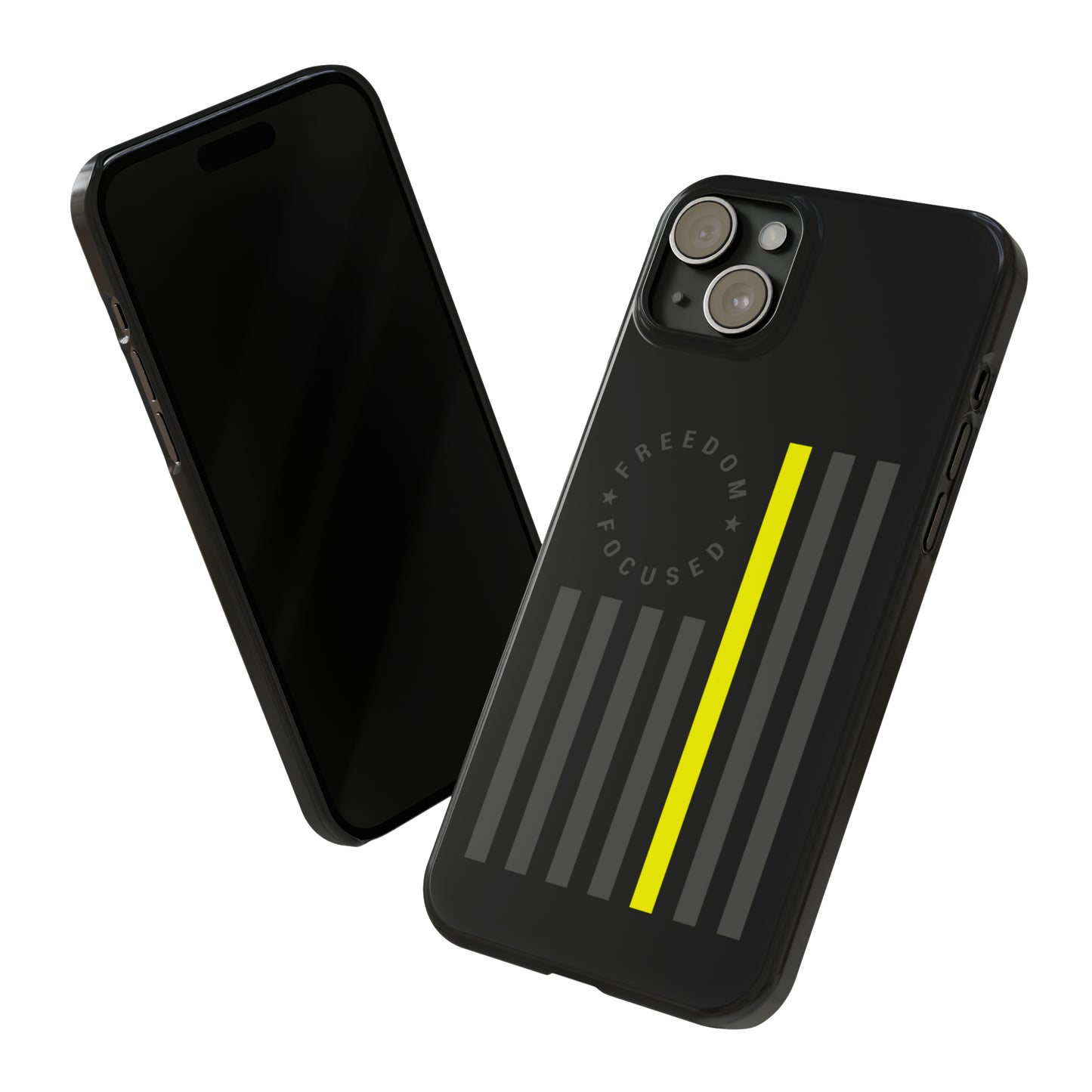 Freedom Collection (Thin Yellow Line) - iPhone Cases