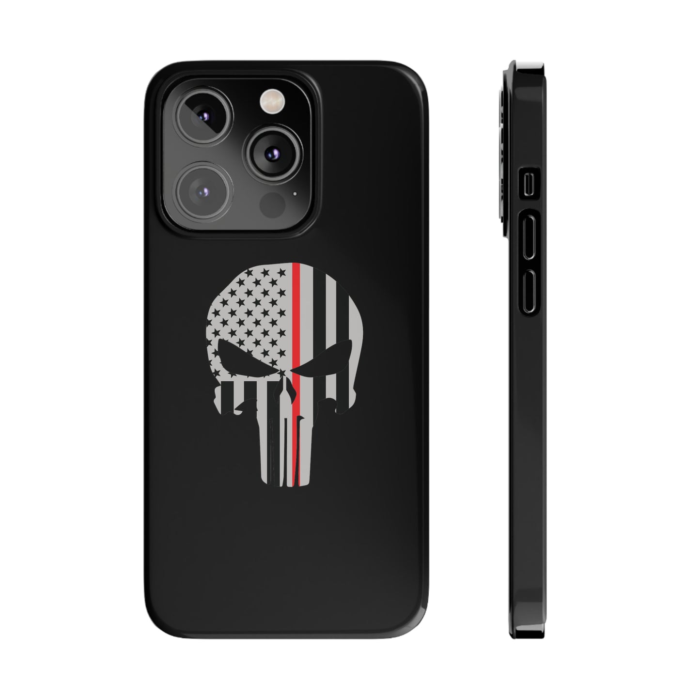 American Punisher Collection (Thin Red Line) - iPhone Cases