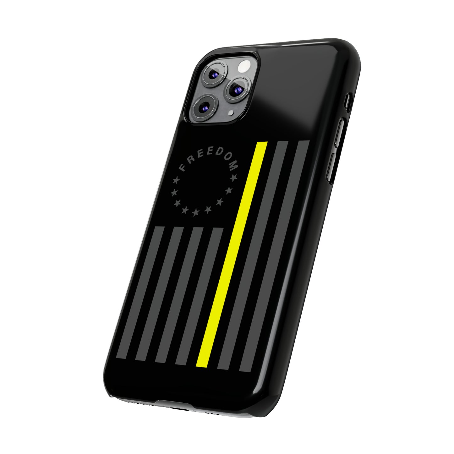 Freedom Collection - (Thin Yellow Line) - iPhone Cases