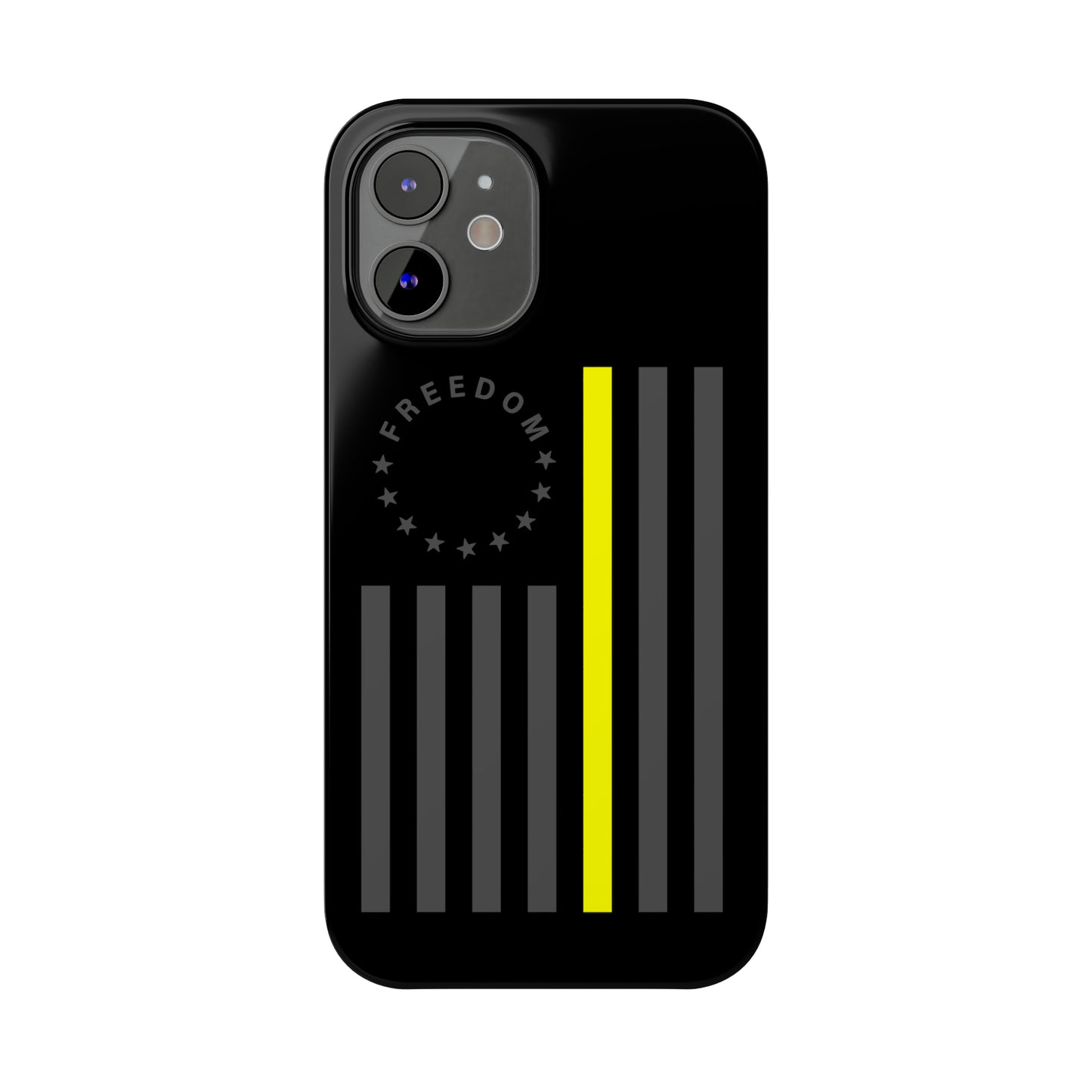 Freedom Collection - (Thin Yellow Line) - iPhone Cases