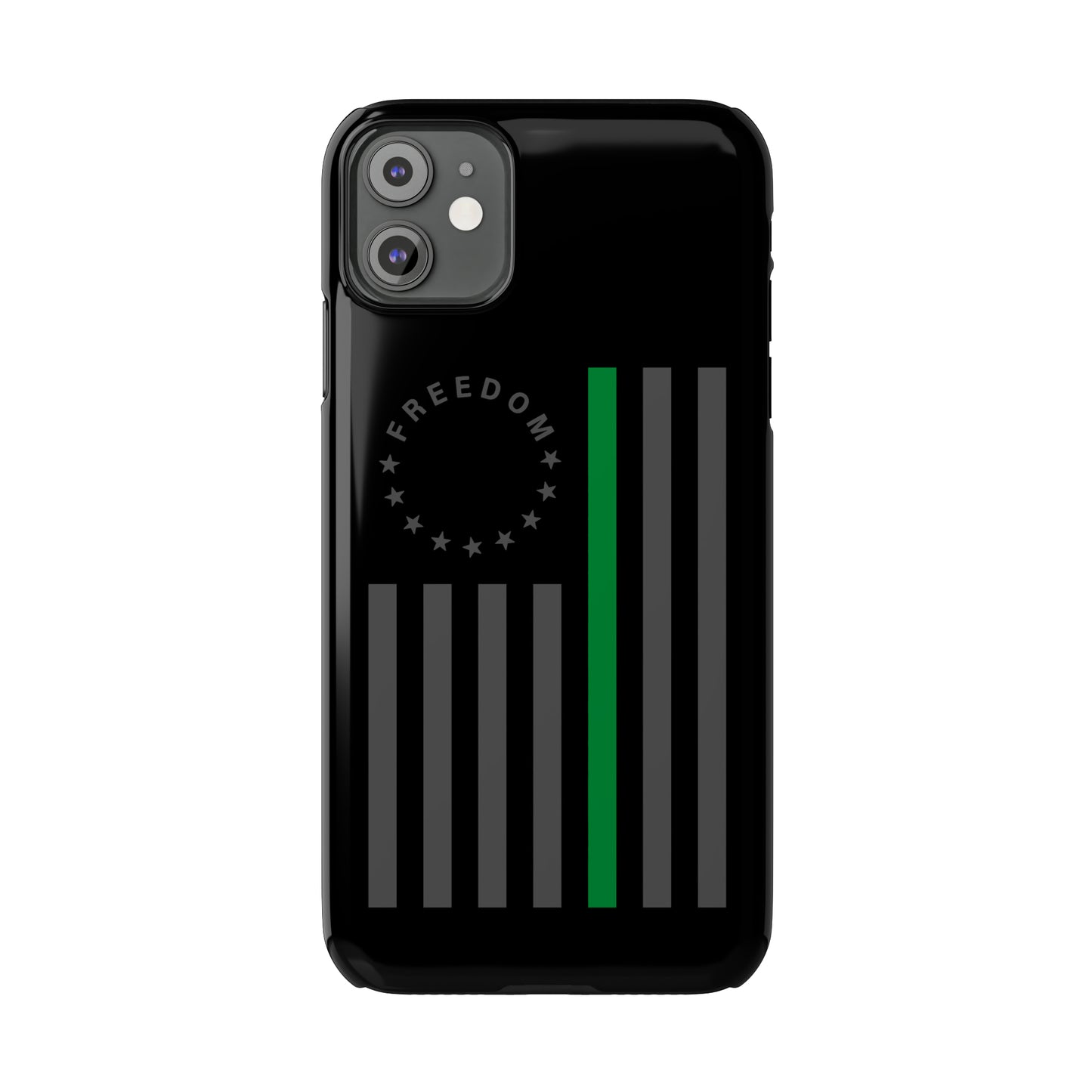 Freedom Collection - (Thin Green Line) - iPhone Cases