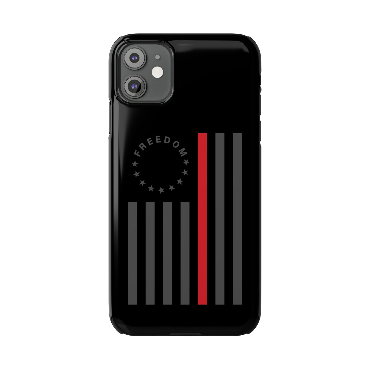 Freedom Collection - (Thin Red Line) - iPhone Cases