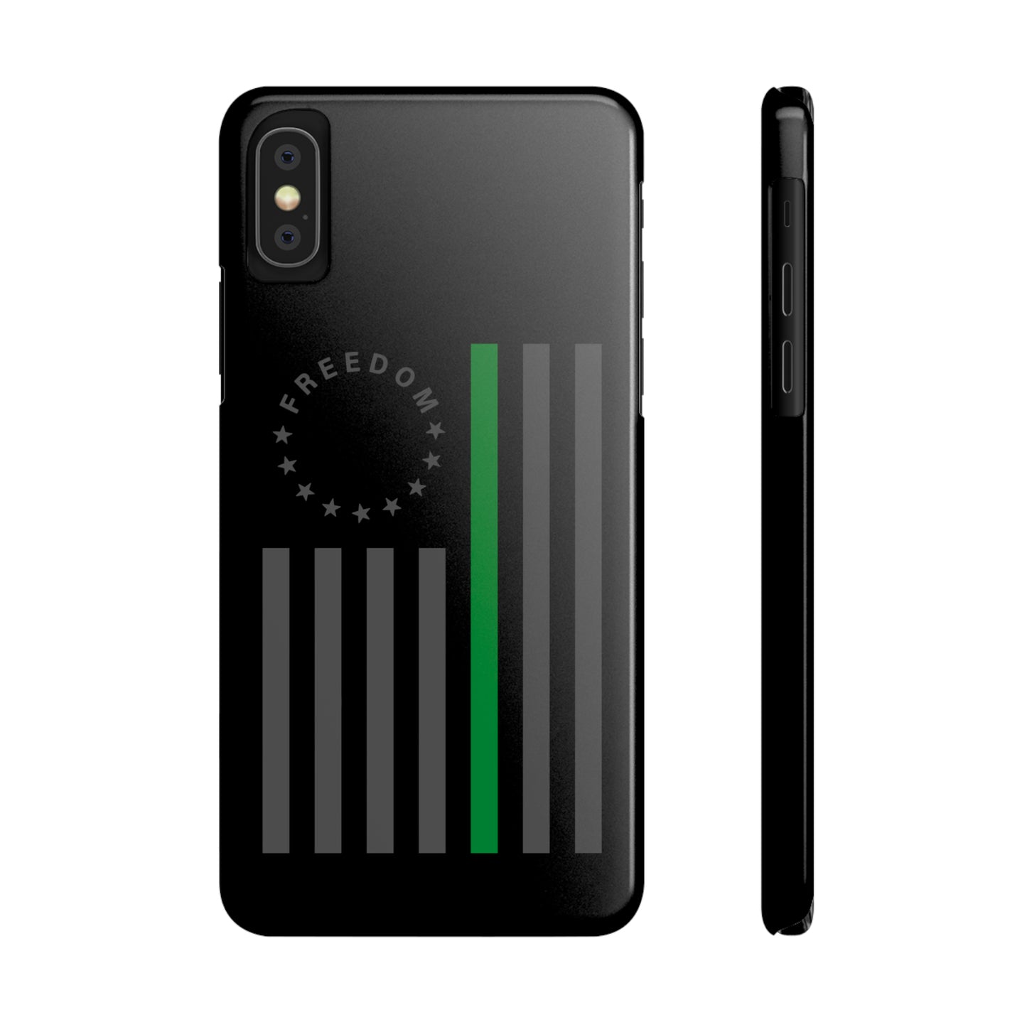 Freedom Collection - (Thin Green Line) - iPhone Cases