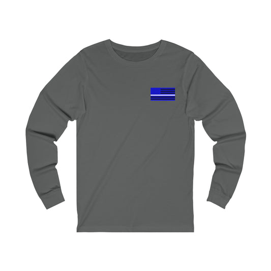 Standard Collection (Thin White Line) - Unisex Jersey Long Sleeve Tee