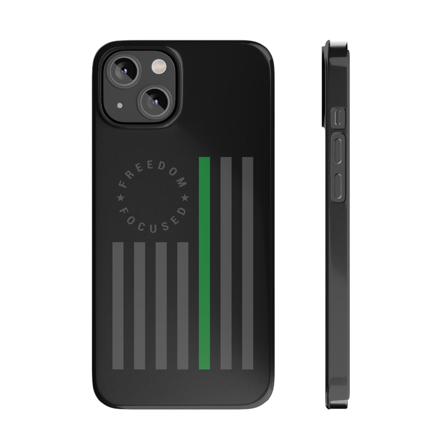 Freedom Collection (Thin Green Line) - iPhone Cases