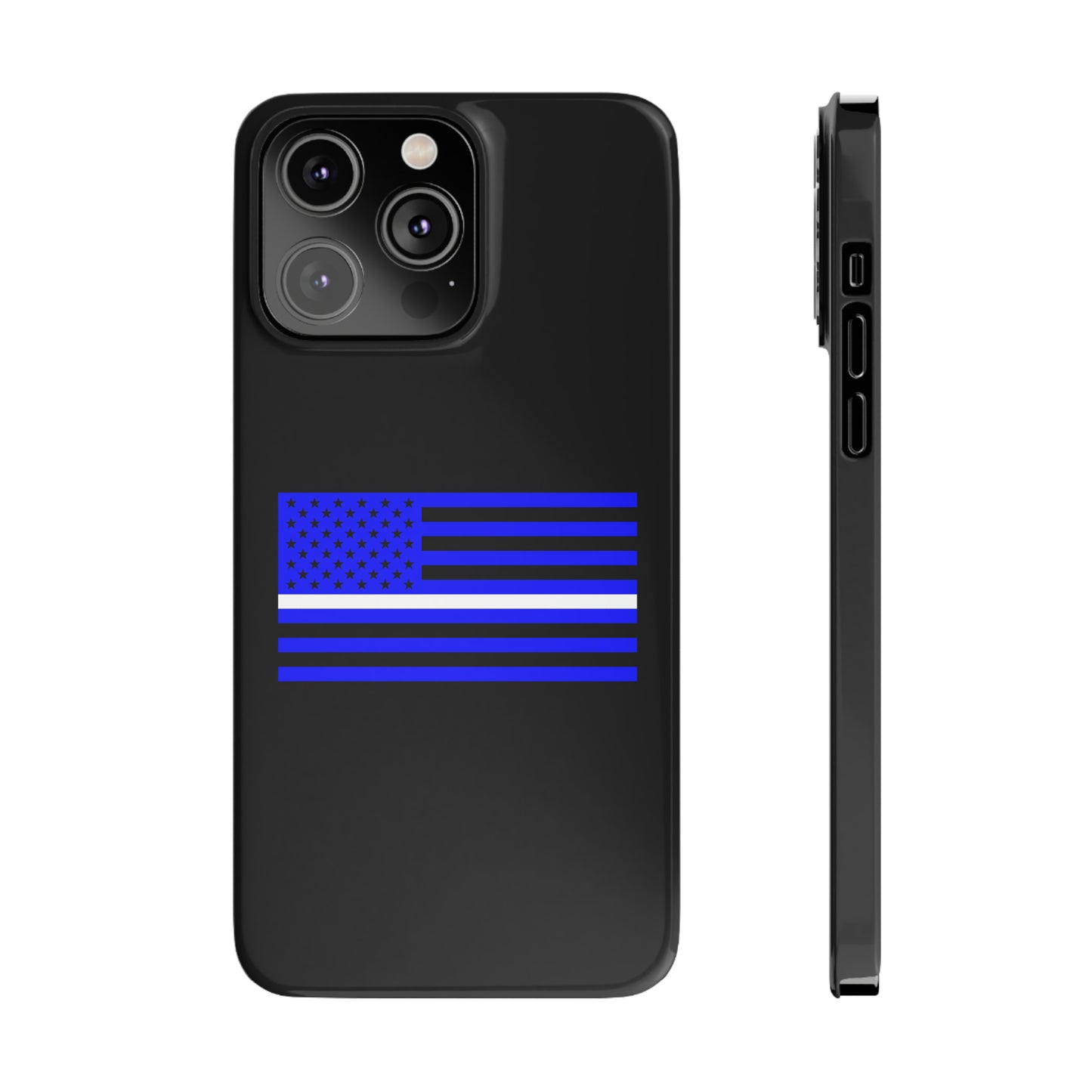 Standard Collection (Thin White & Blue Line) - iPhone Cases