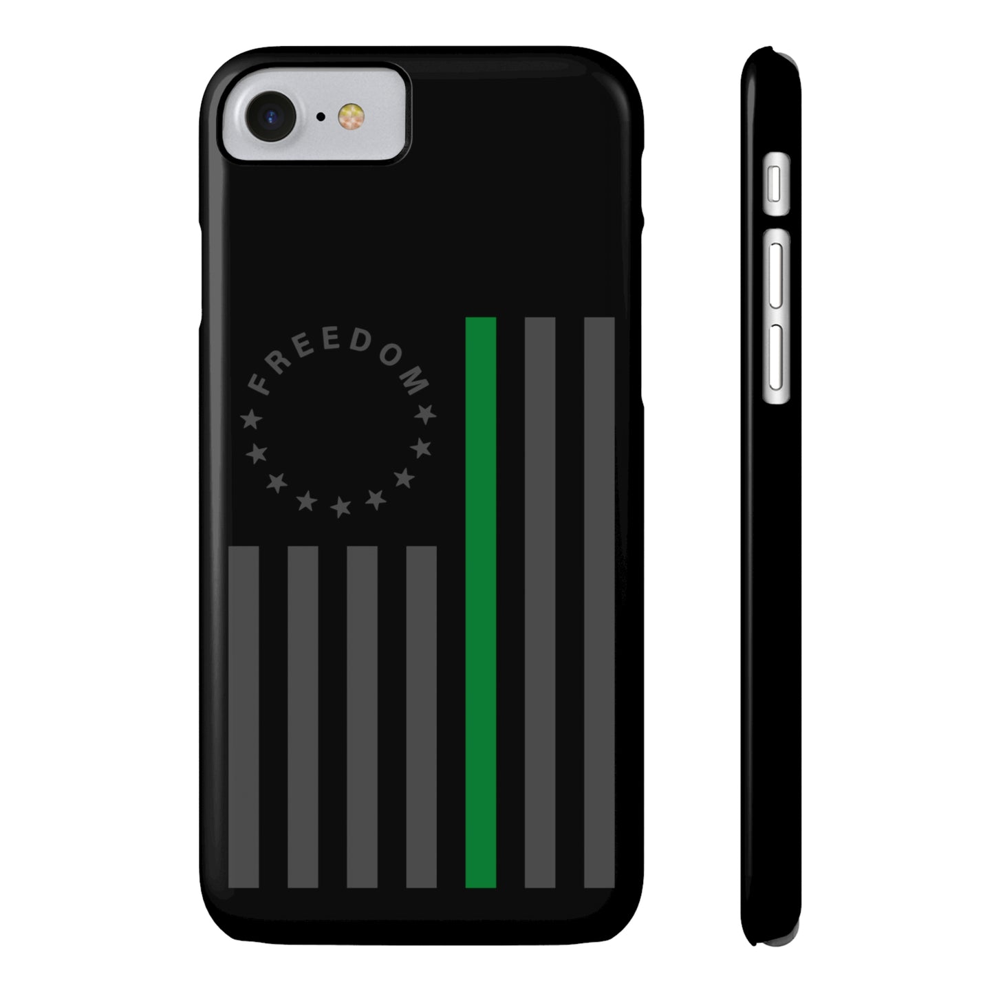 Freedom Collection - (Thin Green Line) - iPhone Cases