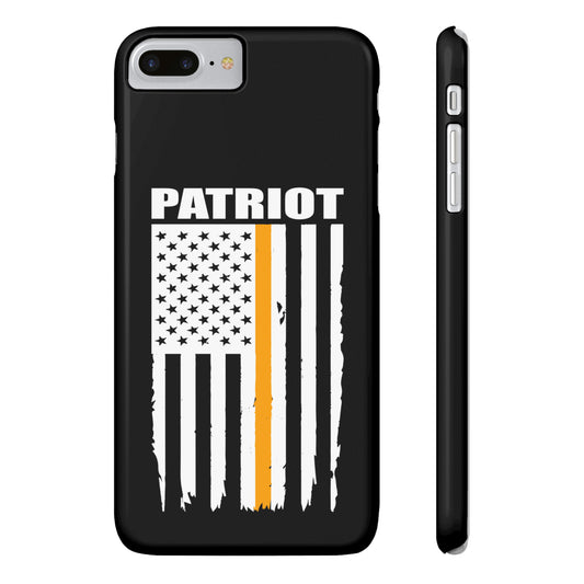 Patriot Collection (Thin Orange Line) -  iPhone Cases