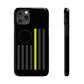 Freedom Collection - (Thin Yellow Line) - iPhone Cases