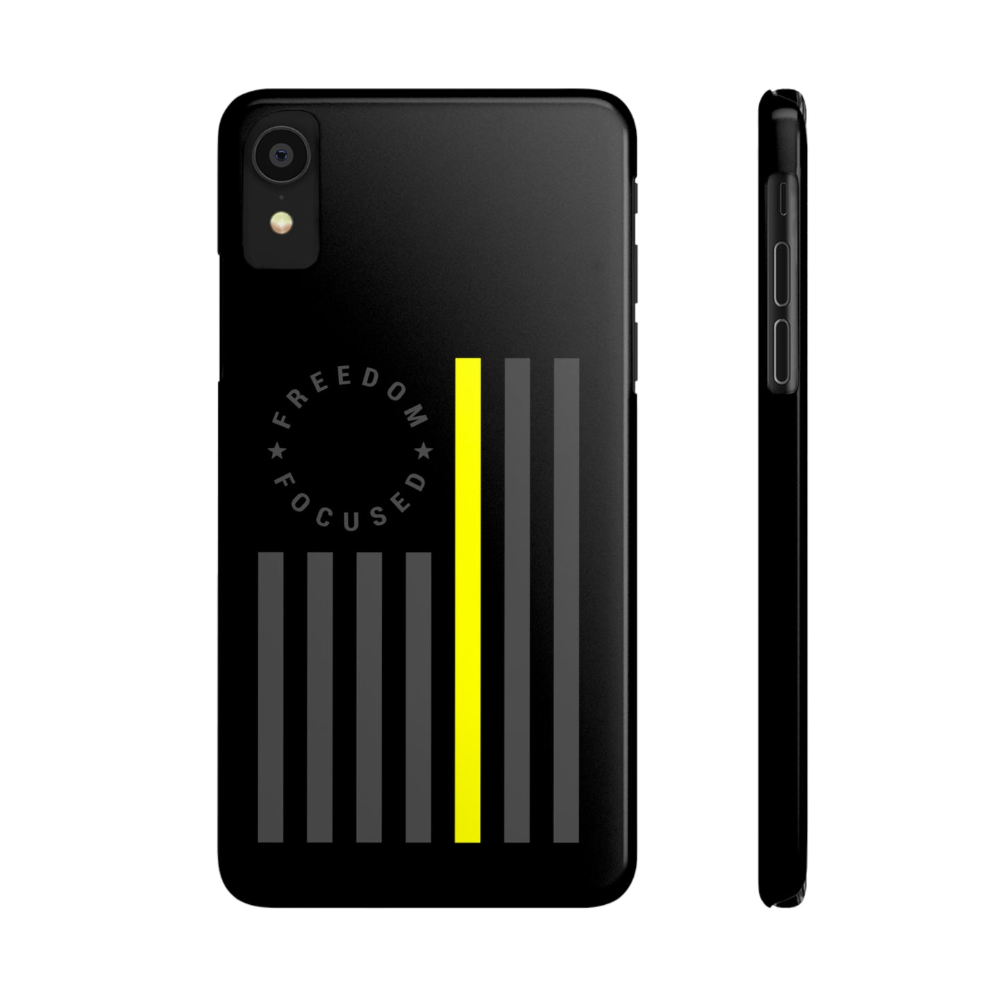 Freedom Collection (Thin Yellow Line) - iPhone Cases