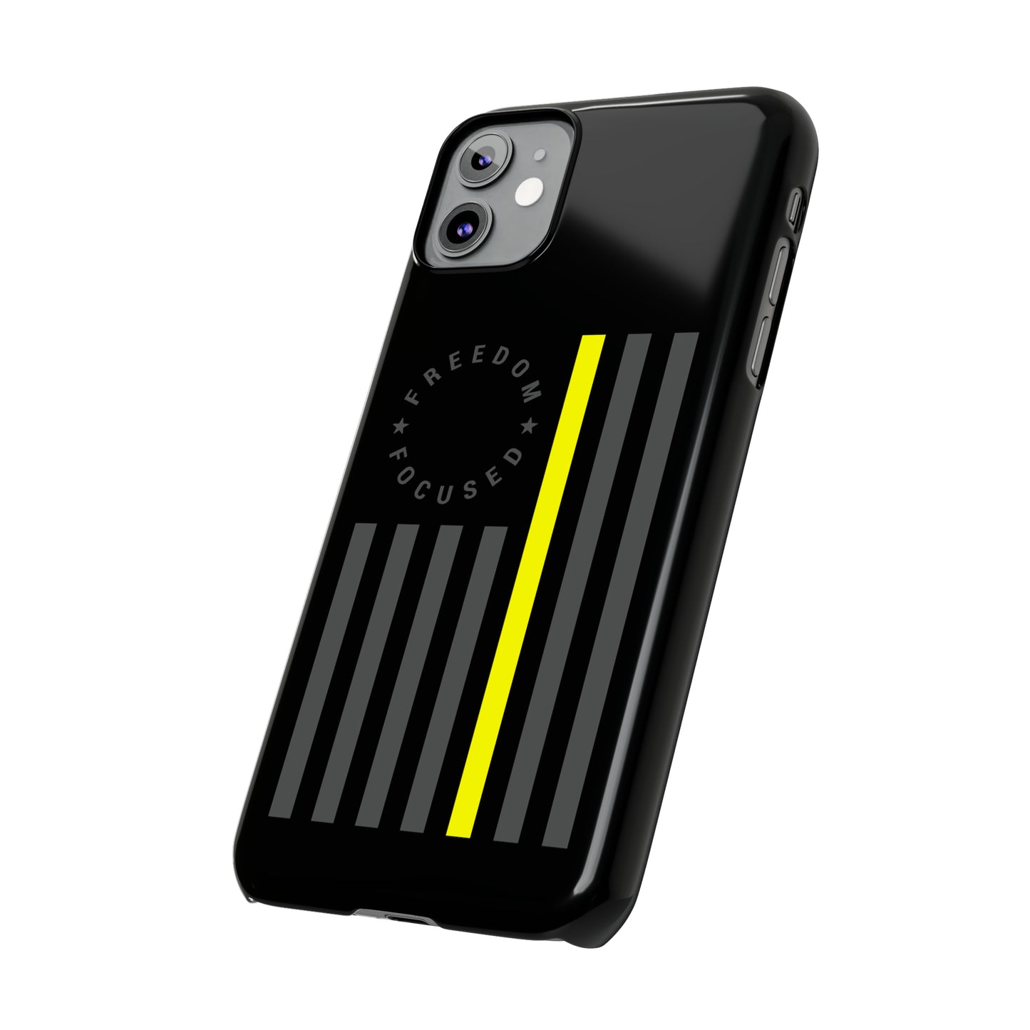 Freedom Collection (Thin Yellow Line) - iPhone Cases