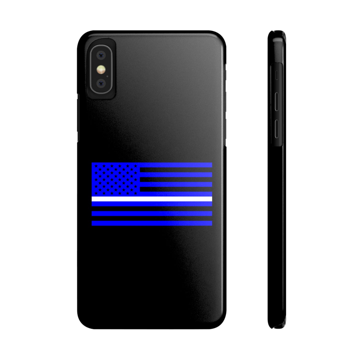 Standard Collection (Thin White & Blue Line) - iPhone Cases