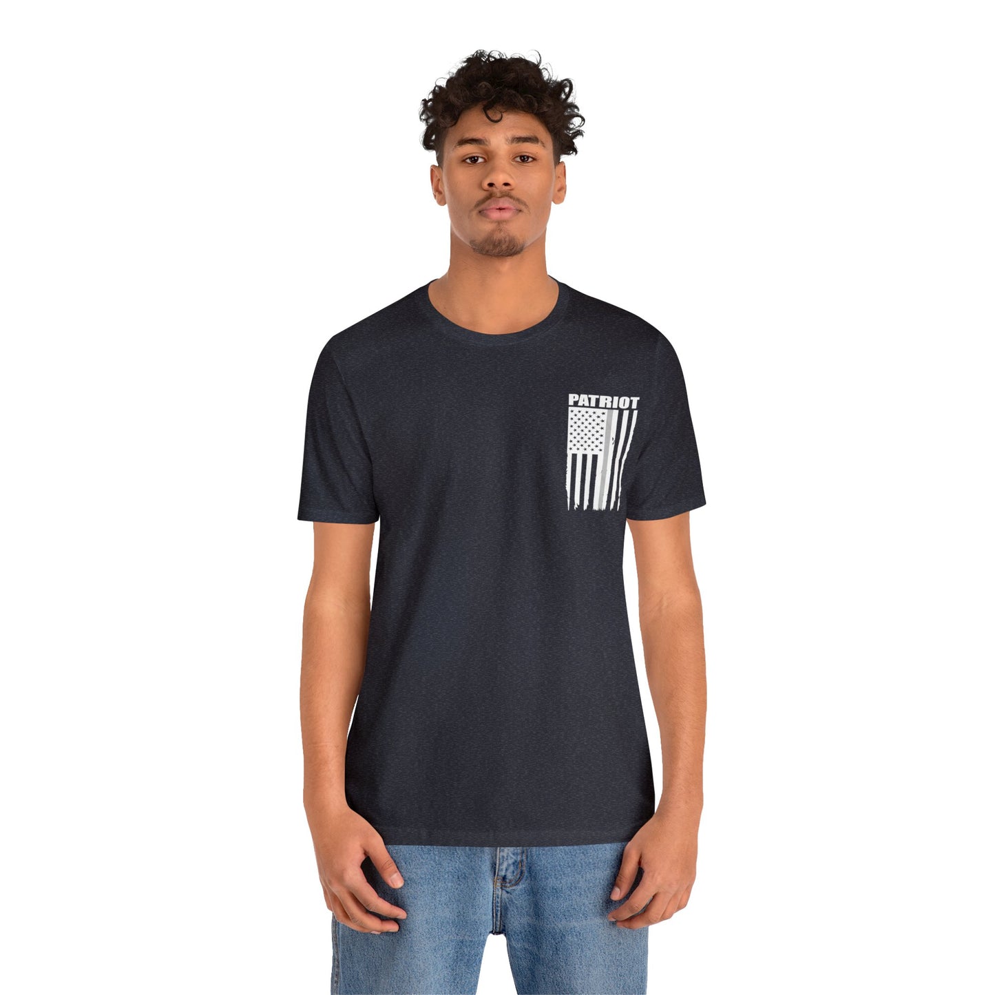 Patriot Collection (Thin Silver Line) - Unisex Fuser T-shirt