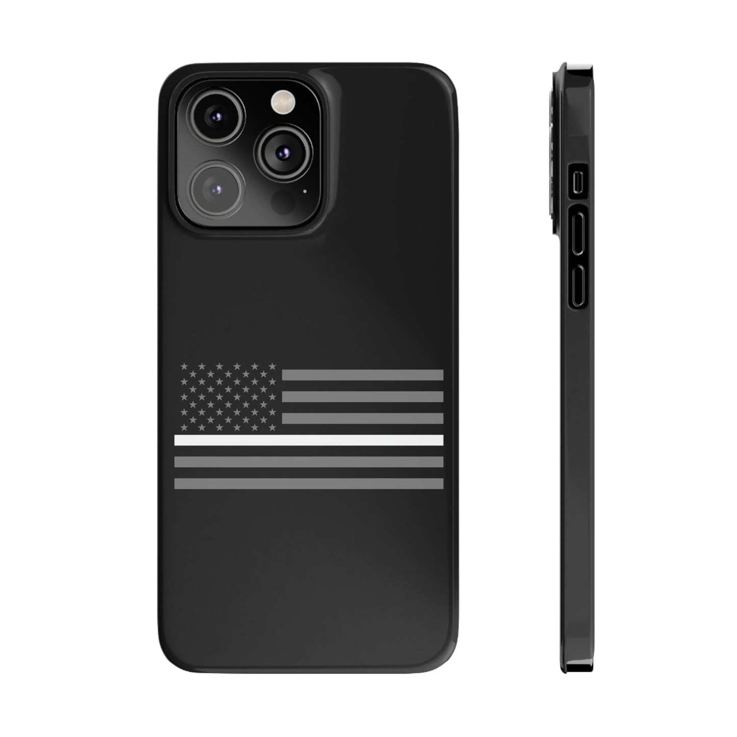 Never Forget Collection (Thin White Line) - iPhone Cases