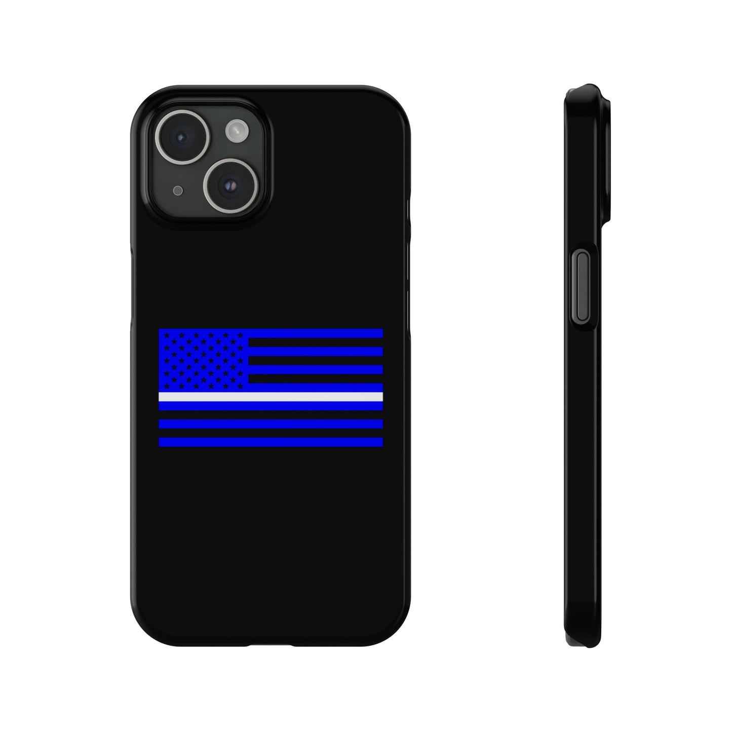 Standard Collection (Thin White & Blue Line) - iPhone Cases