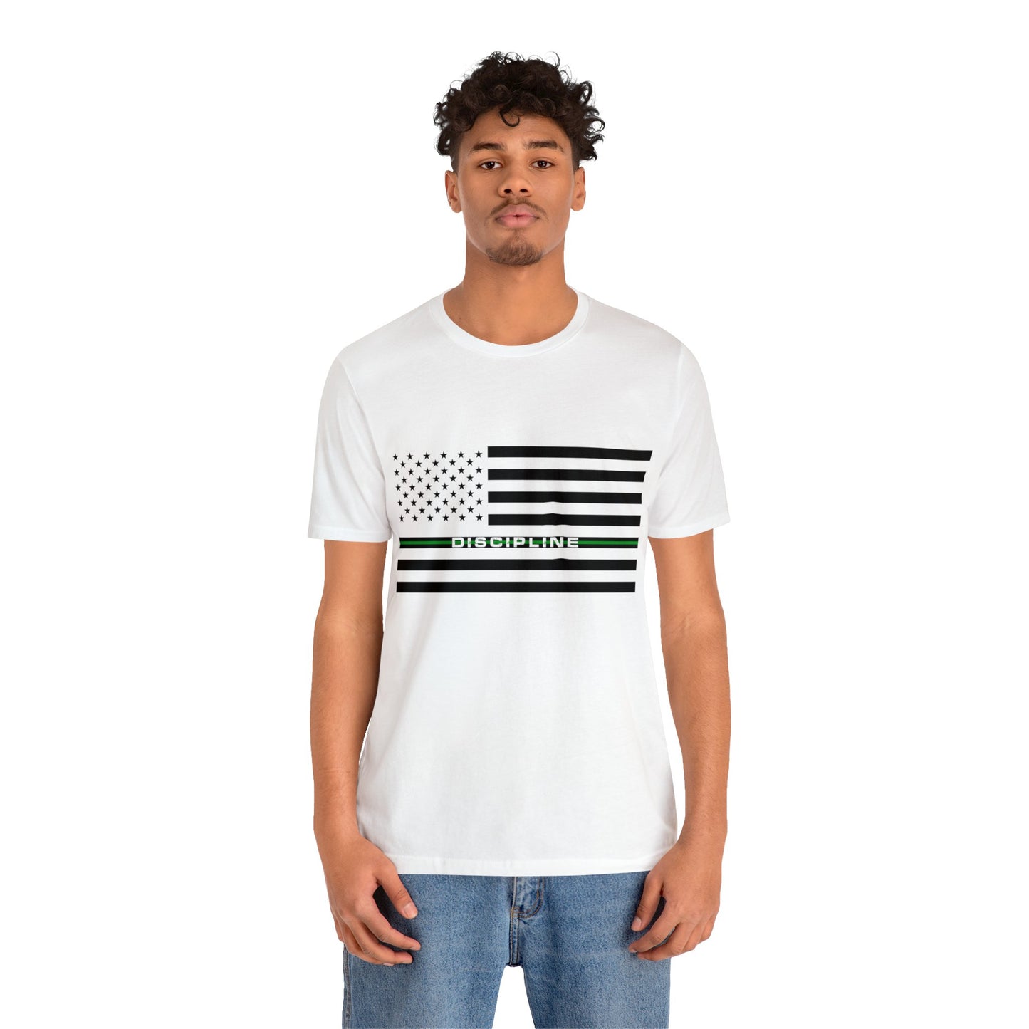 Classic Collection - Thin Green Line (Discipline) - Unisex Jersey Short Sleeve Tee