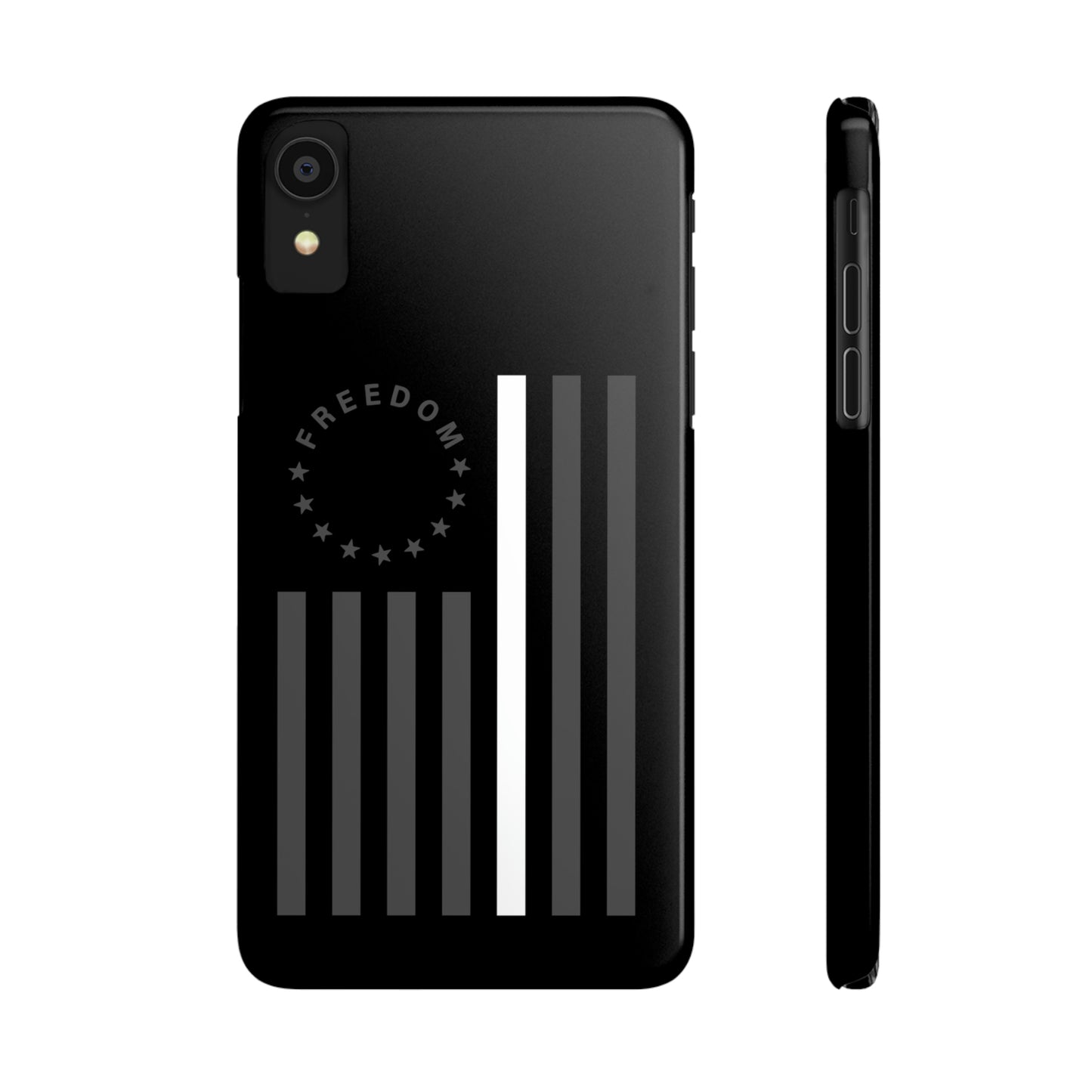 Freedom Collection - (Thin White Line) - iPhone Cases