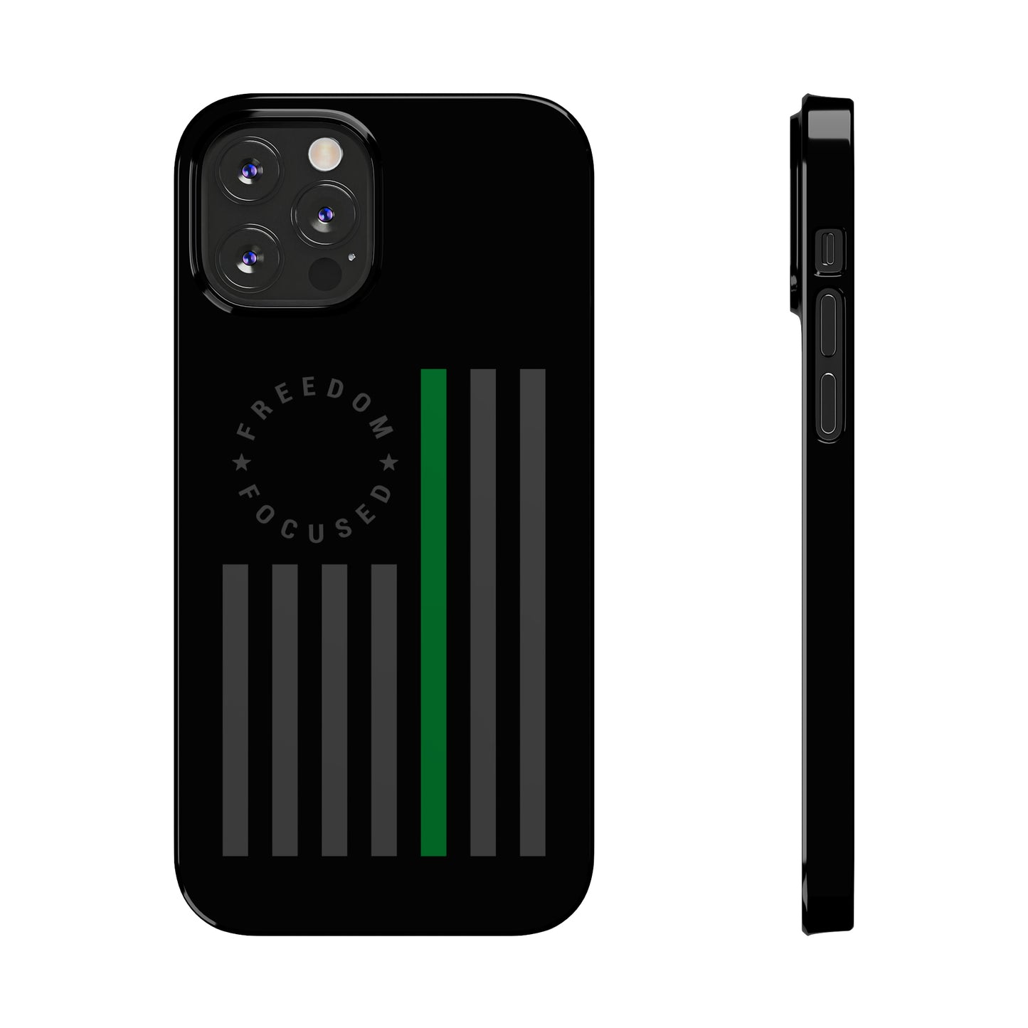 Freedom Collection (Thin Green Line) - iPhone Cases