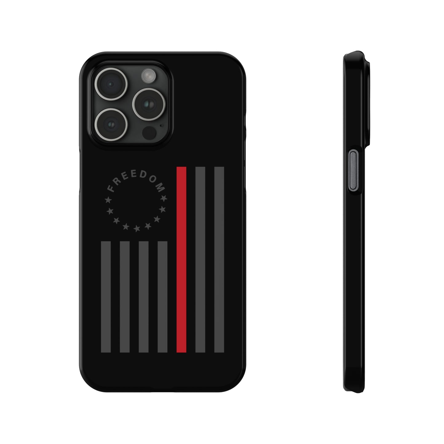 Freedom Collection - (Thin Red Line) - iPhone Cases