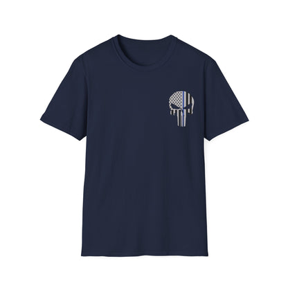 American Punisher Collection (Thin Blue Line) - Unisex Softstyle T-Shirt