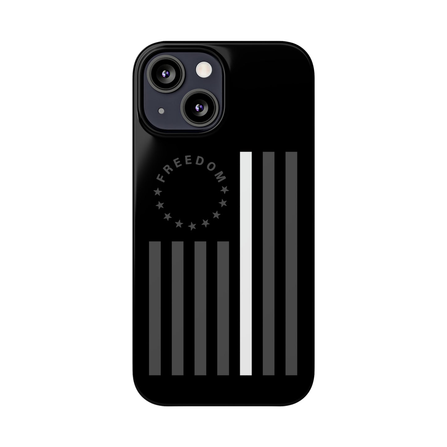 Freedom Collection - (Thin White Line) - iPhone Cases