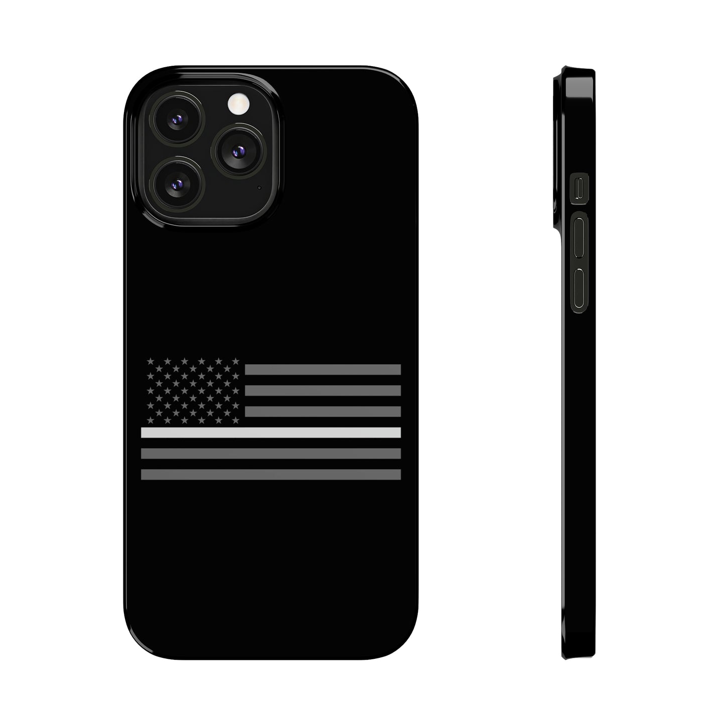 Never Forget Collection (Thin White Line) - iPhone Cases