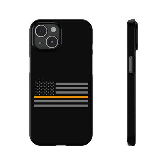 Never Forget Collection (Thin Orange Line) - iPhone Cases