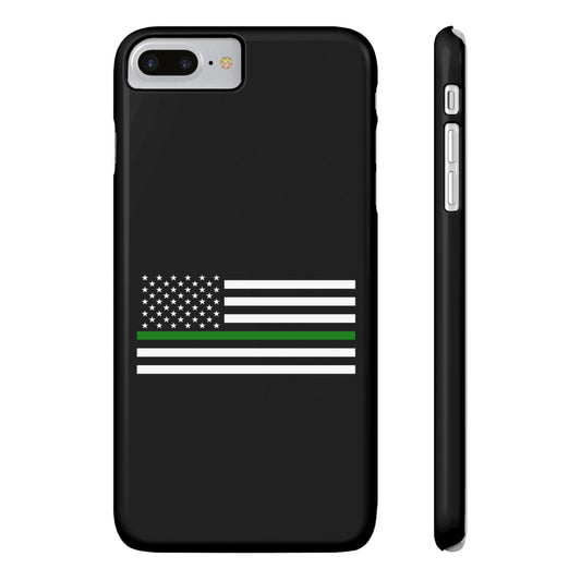 Standard Collection (Thin Green Line) - iPhone Cases