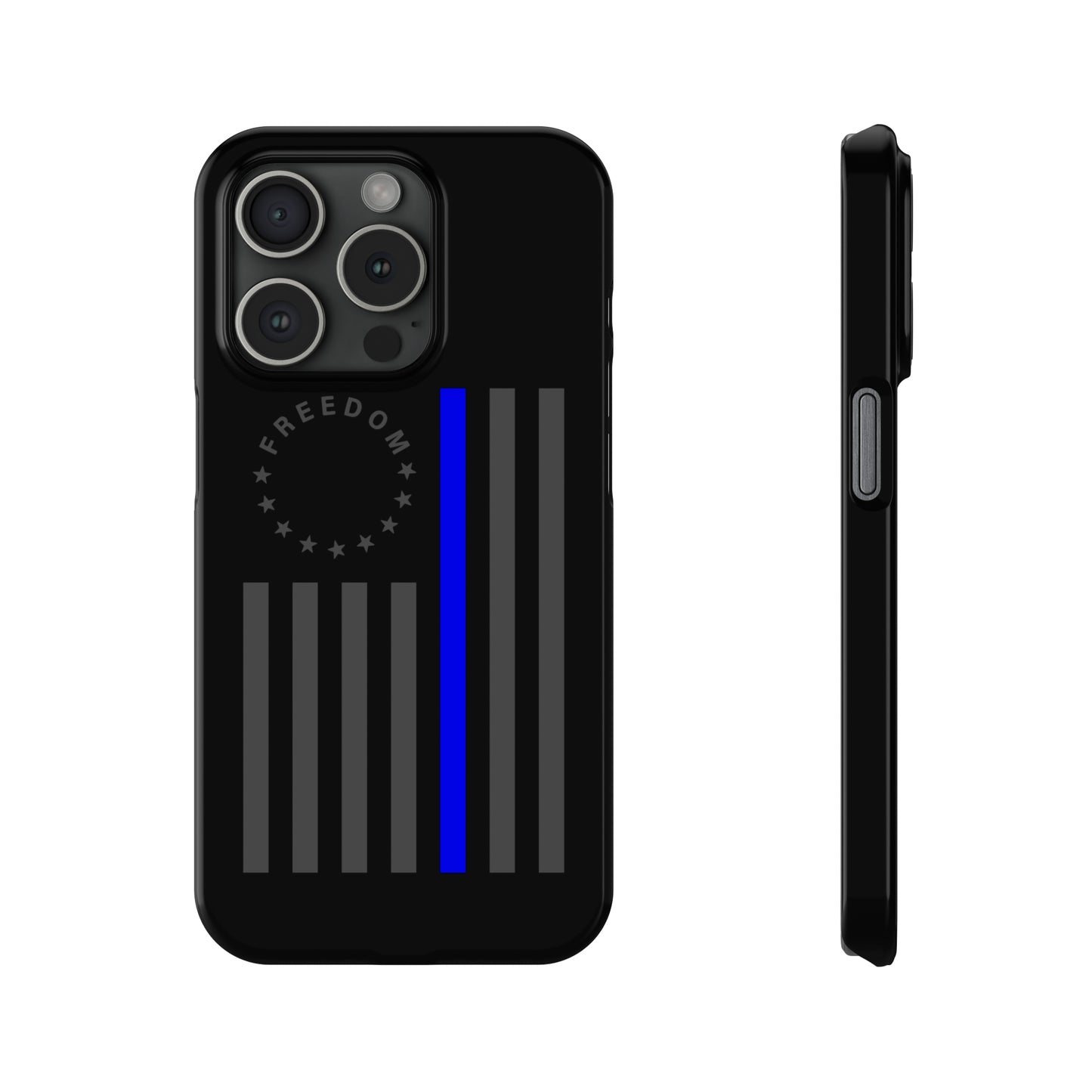 Freedom Collection - (Thin Blue Line) - iPhone Cases