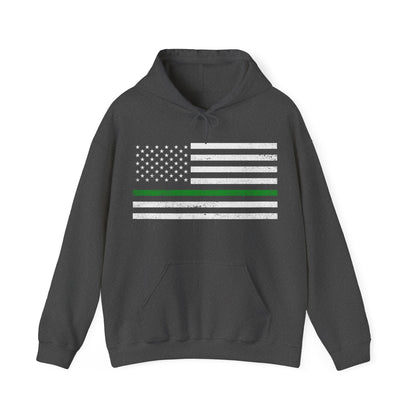 Warrior Collection (Thin Green Line) - Unisex Heavy Blend™ Hooded Sweatshirt