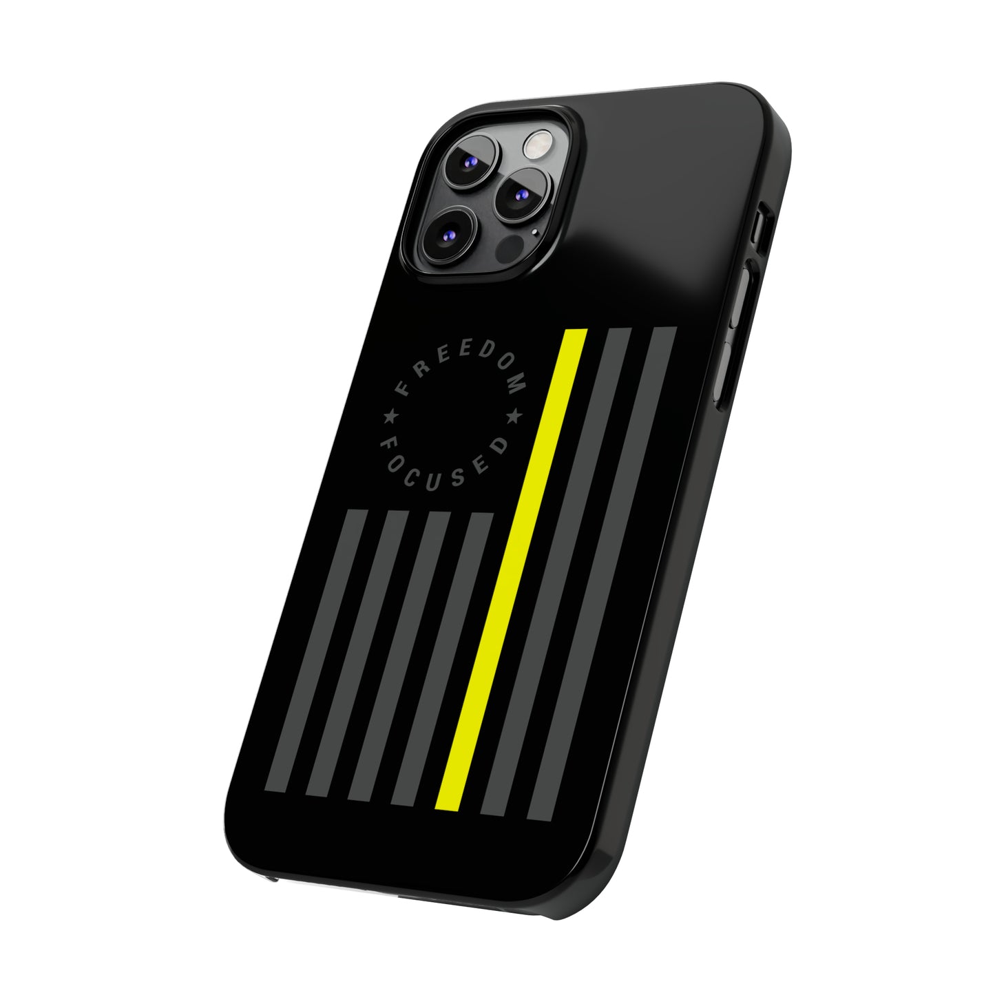 Freedom Collection (Thin Yellow Line) - iPhone Cases