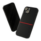 Thin Line Collection (Thin Red Line) - iPhone Cases