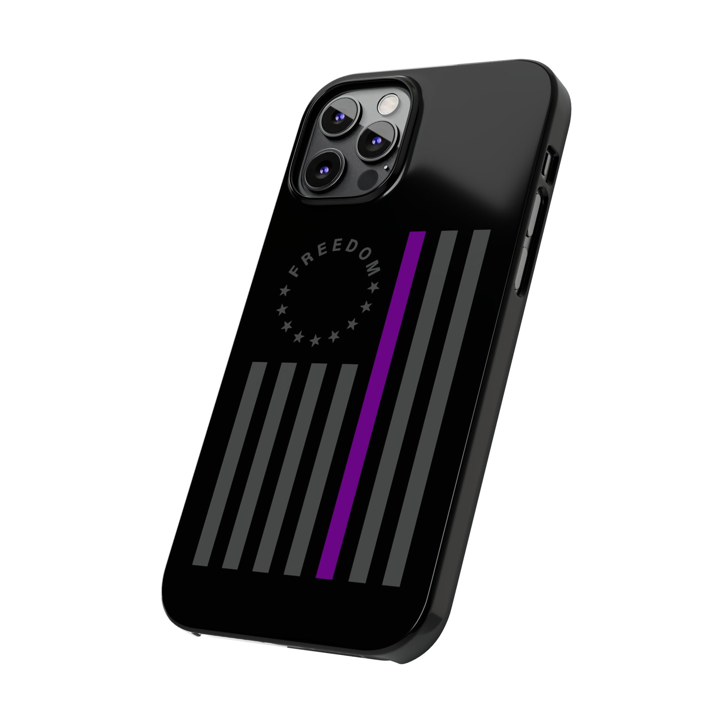 Freedom Collection - (Thin Purple Line) - iPhone Cases