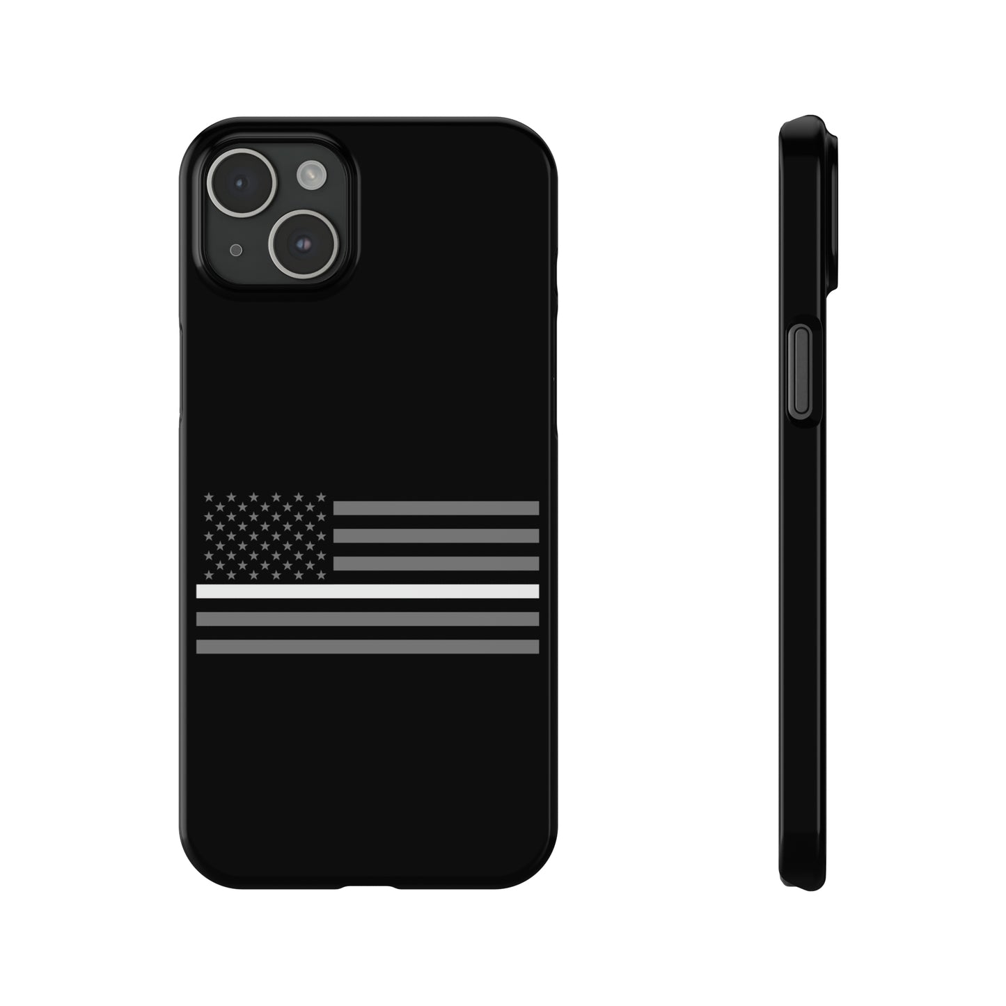 Never Forget Collection (Thin White Line) - iPhone Cases