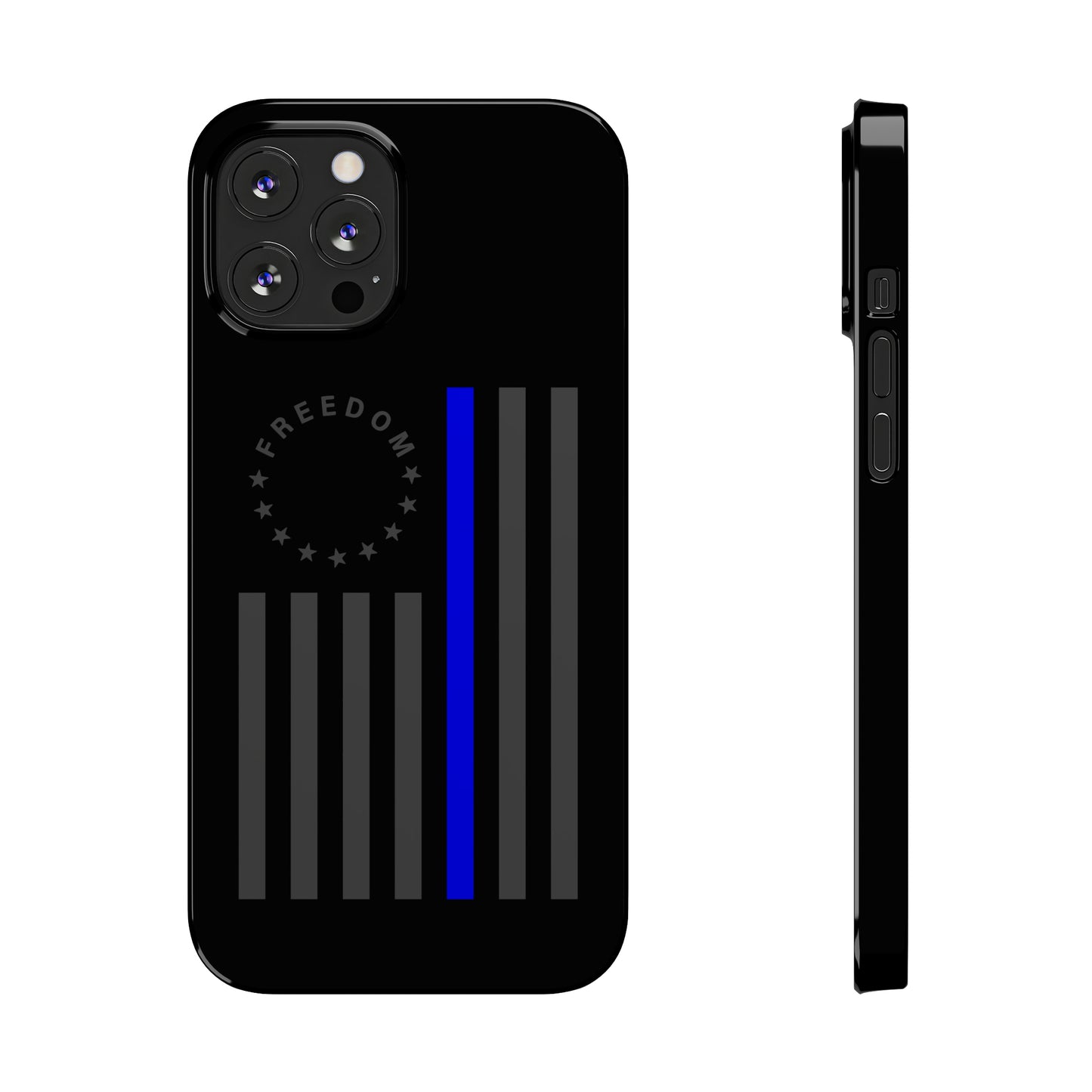 Freedom Collection - (Thin Blue Line) - iPhone Cases