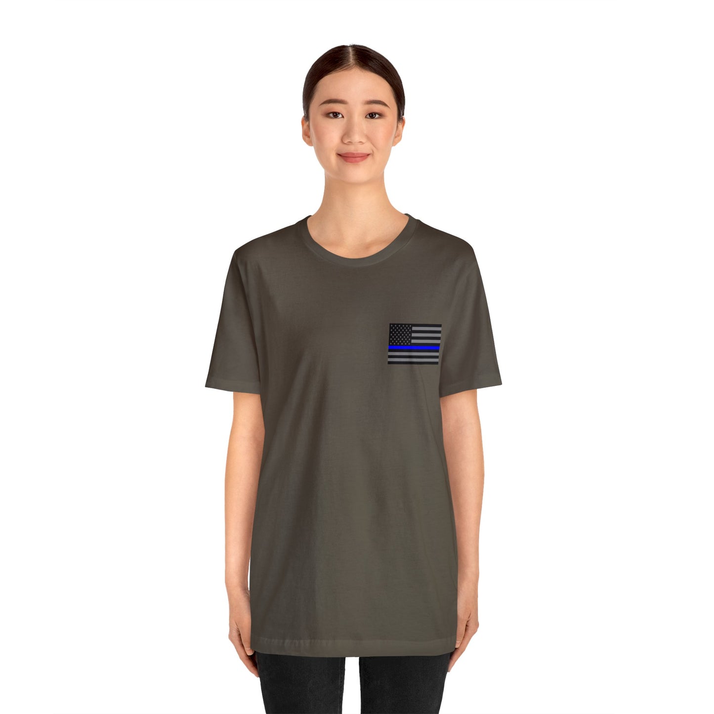 Never Forget Collection (Thin Blue Line) - Unisex Fuser T-shirt