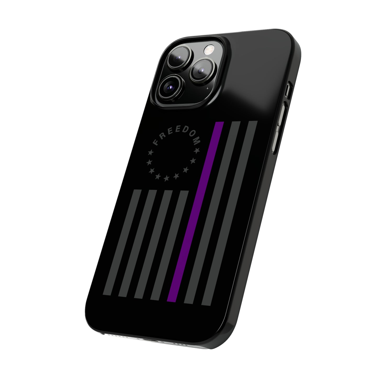 Freedom Collection - (Thin Purple Line) - iPhone Cases