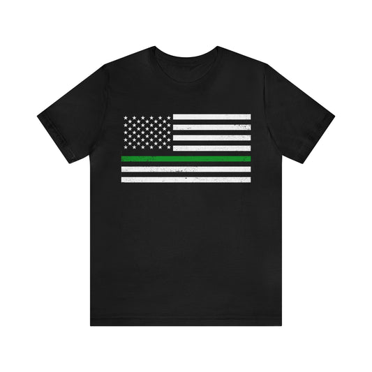 Warrior Collection (Thin Green Line) - Unisex Jersey Short Sleeve Tee