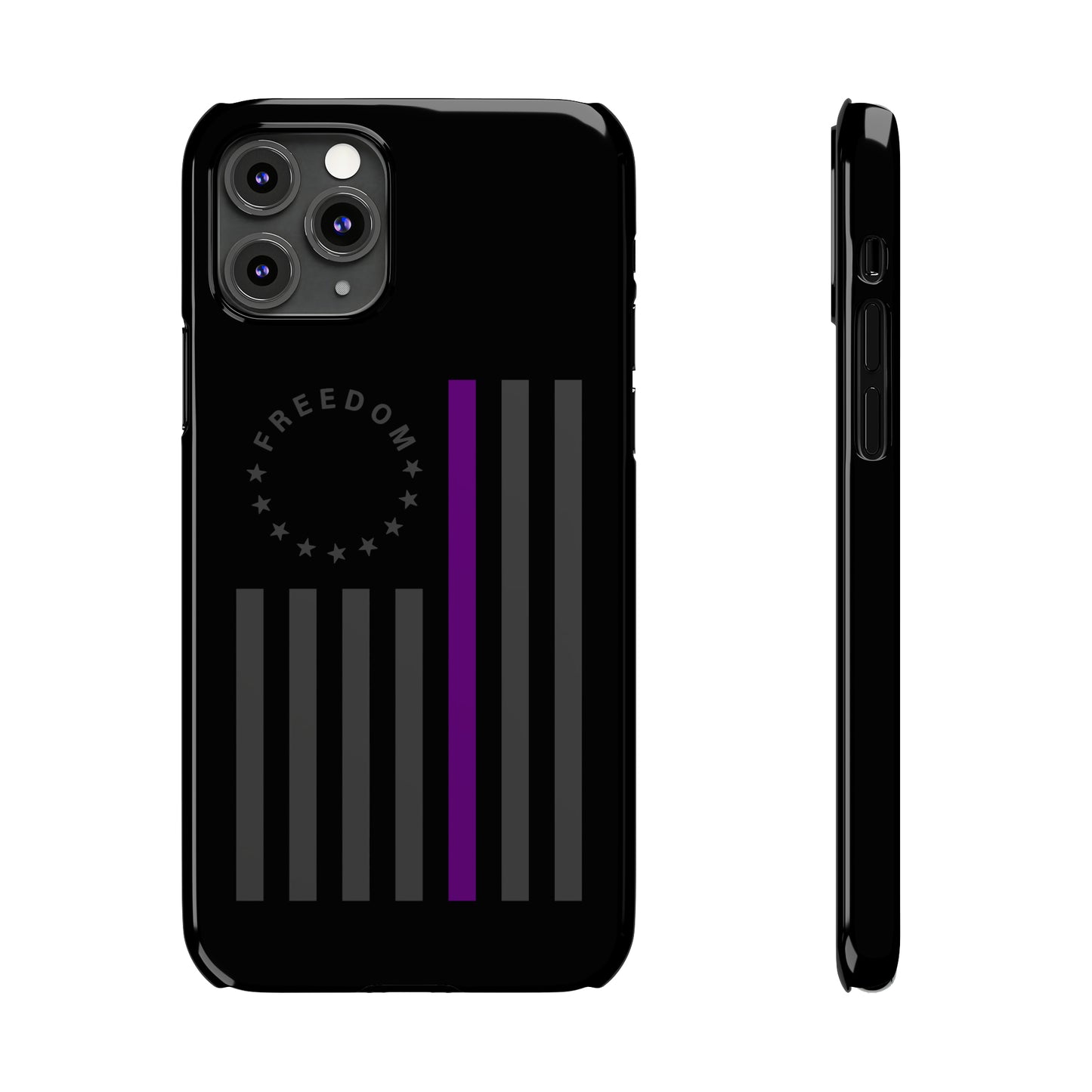 Freedom Collection - (Thin Purple Line) - iPhone Cases