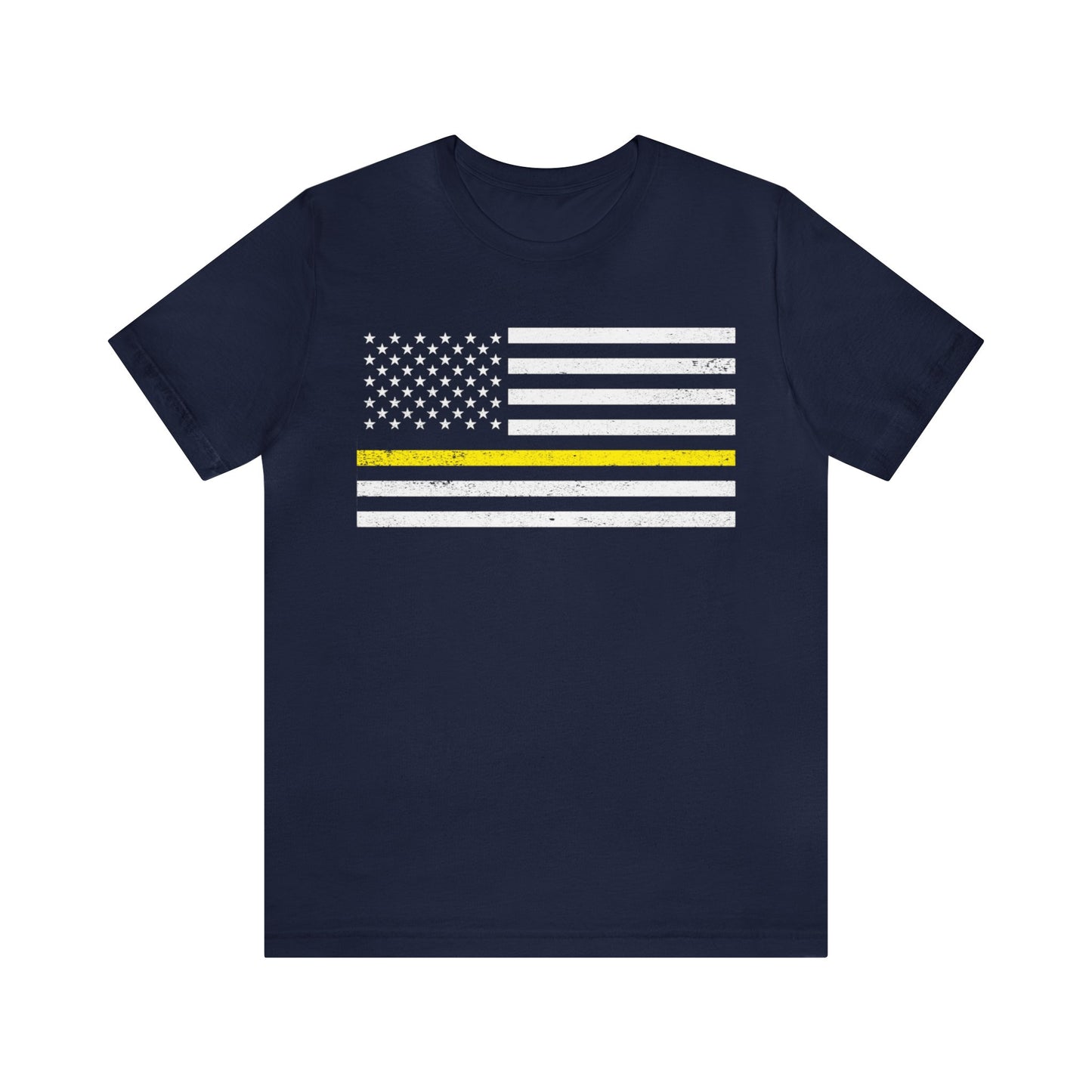 Warrior Collection (Thin Yellow Line) - Unisex Jersey Short Sleeve Tee