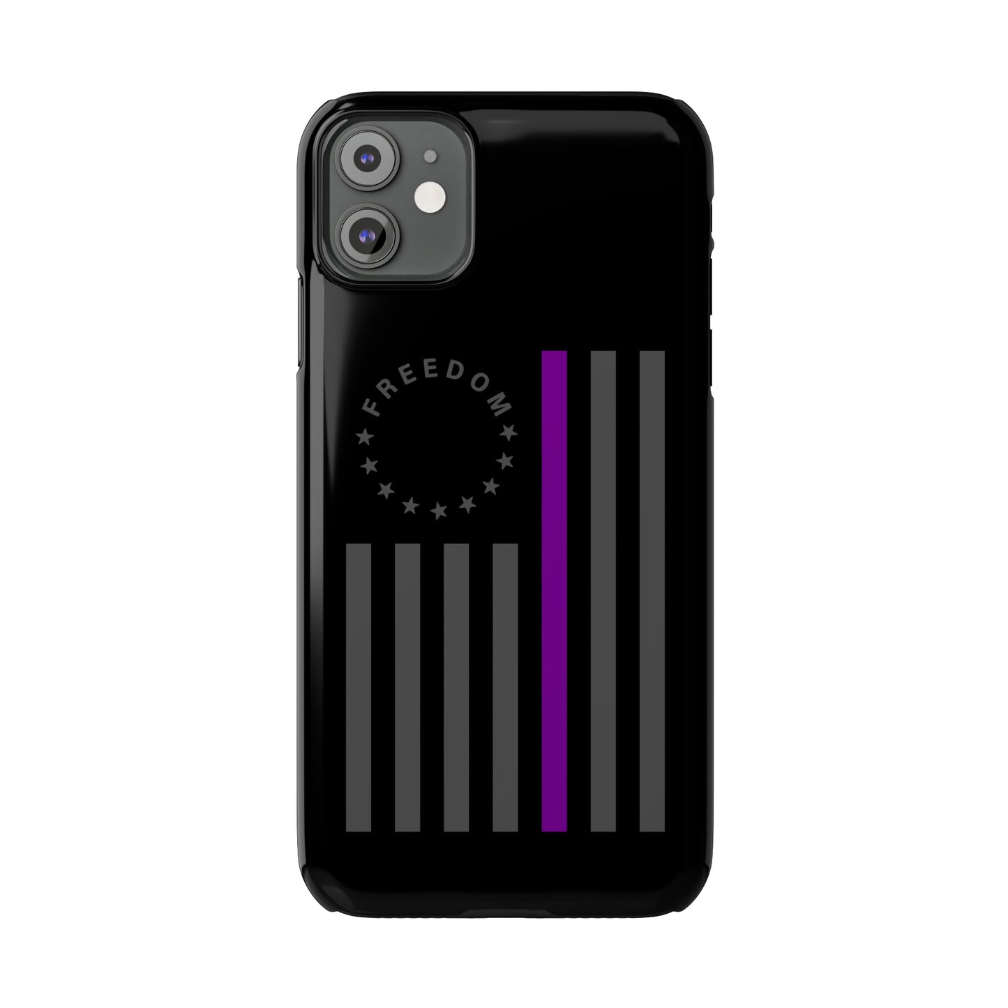 Freedom Collection - (Thin Purple Line) - iPhone Cases