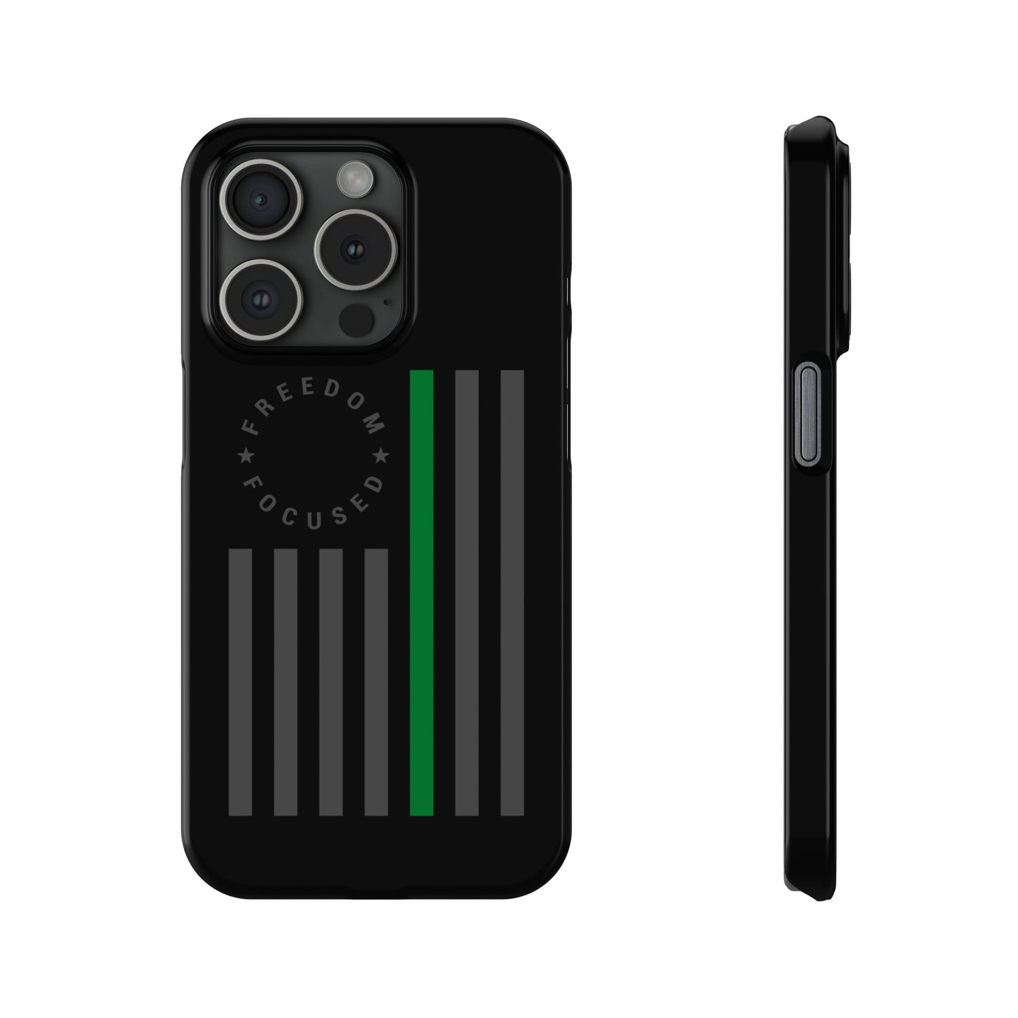 Freedom Collection (Thin Green Line) - iPhone Cases