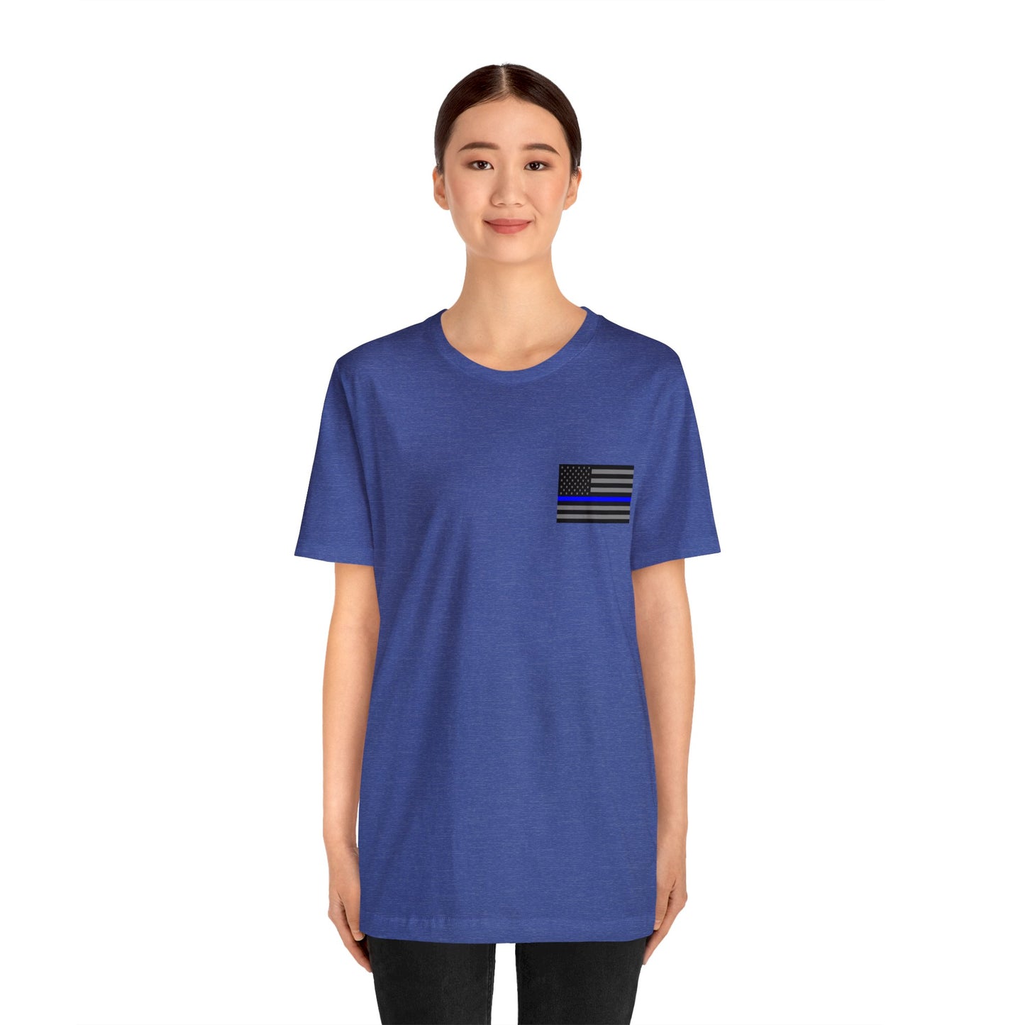 Never Forget Collection (Thin Blue Line) - Unisex Fuser T-shirt