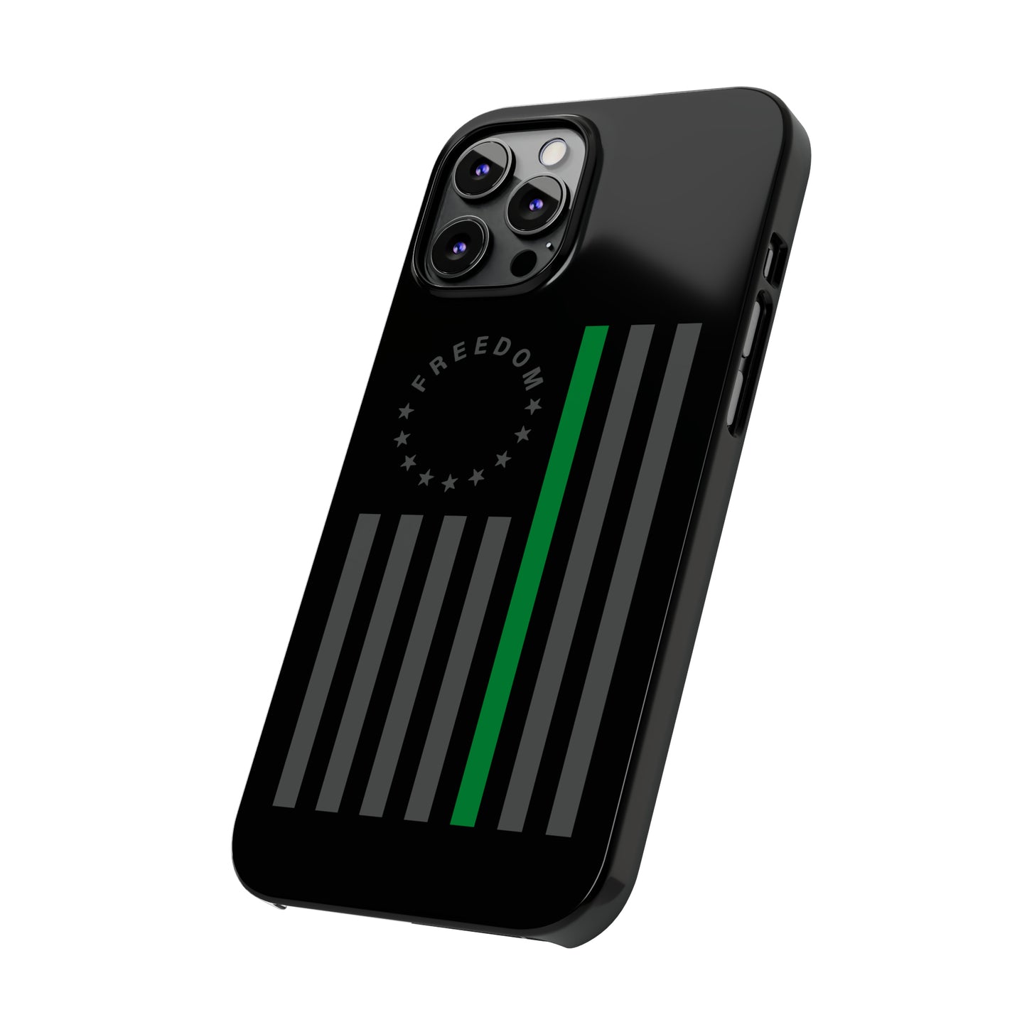 Freedom Collection - (Thin Green Line) - iPhone Cases