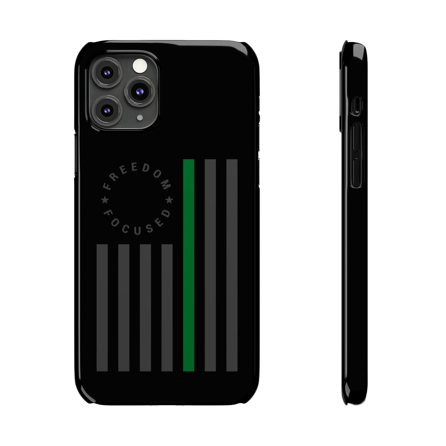 Freedom Collection (Thin Green Line) - iPhone Cases